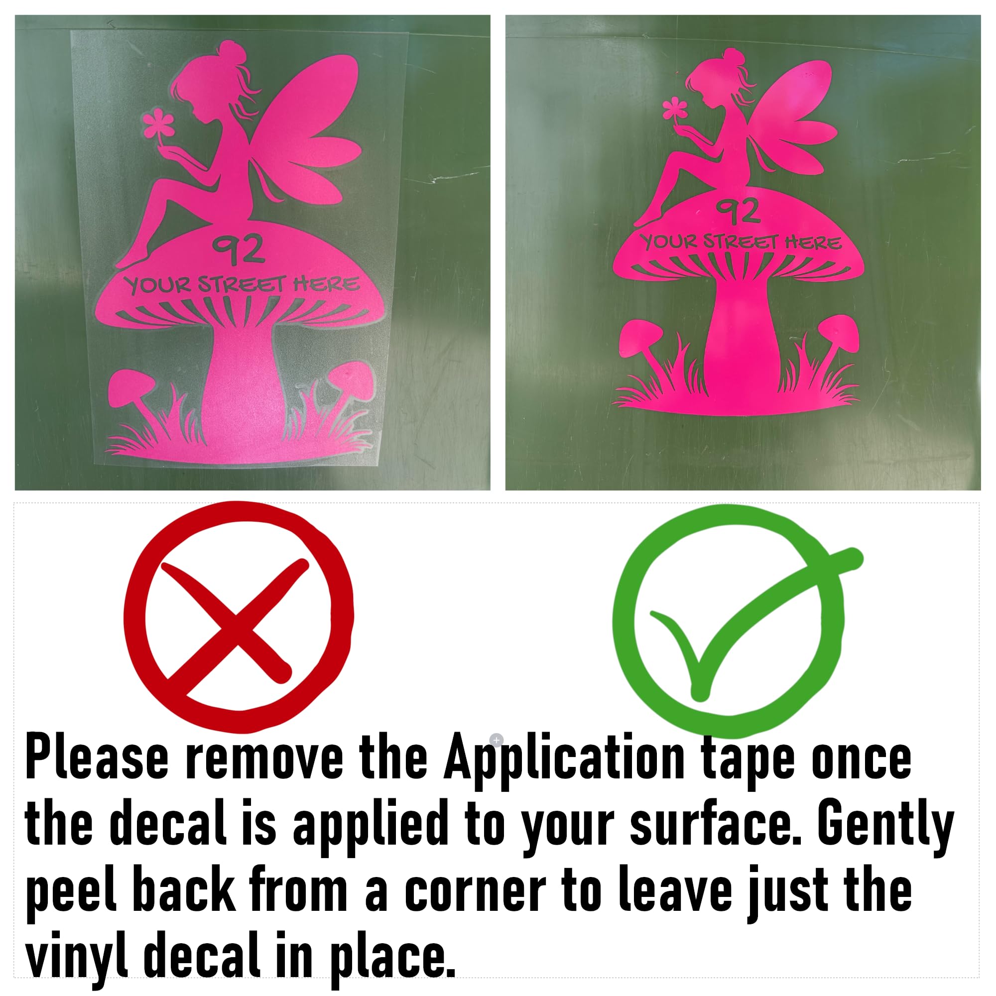 Pack of 3 Fairy & Mushroom Wheelie Bin Stickers