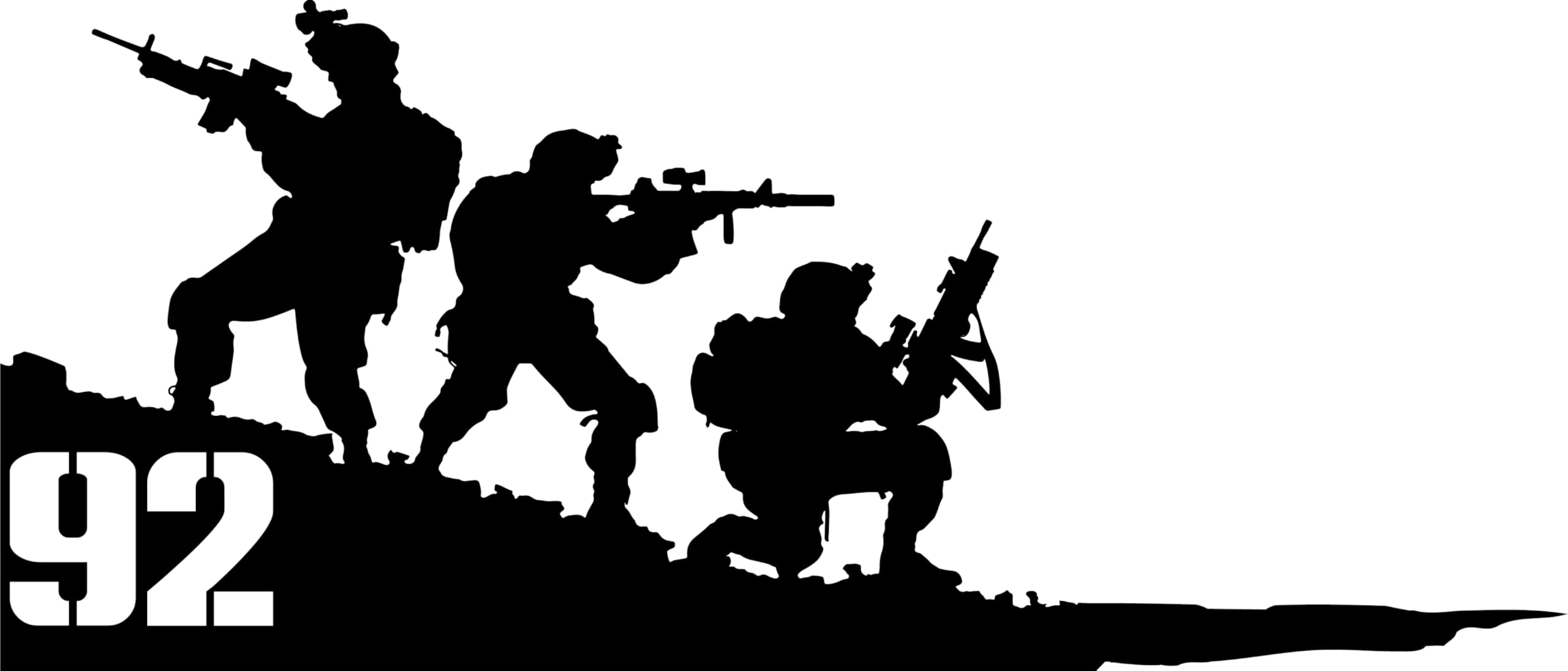 Pack of 3 Soldiers Wheelie Bin Number Sticker