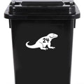 3 Pack Komodo Dragon Wheelie Bin Number Sticker