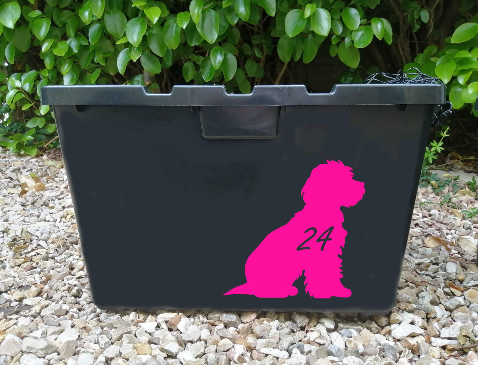 Multi Pack Pet Dog Cockapoo Wheelie Bin Stickers