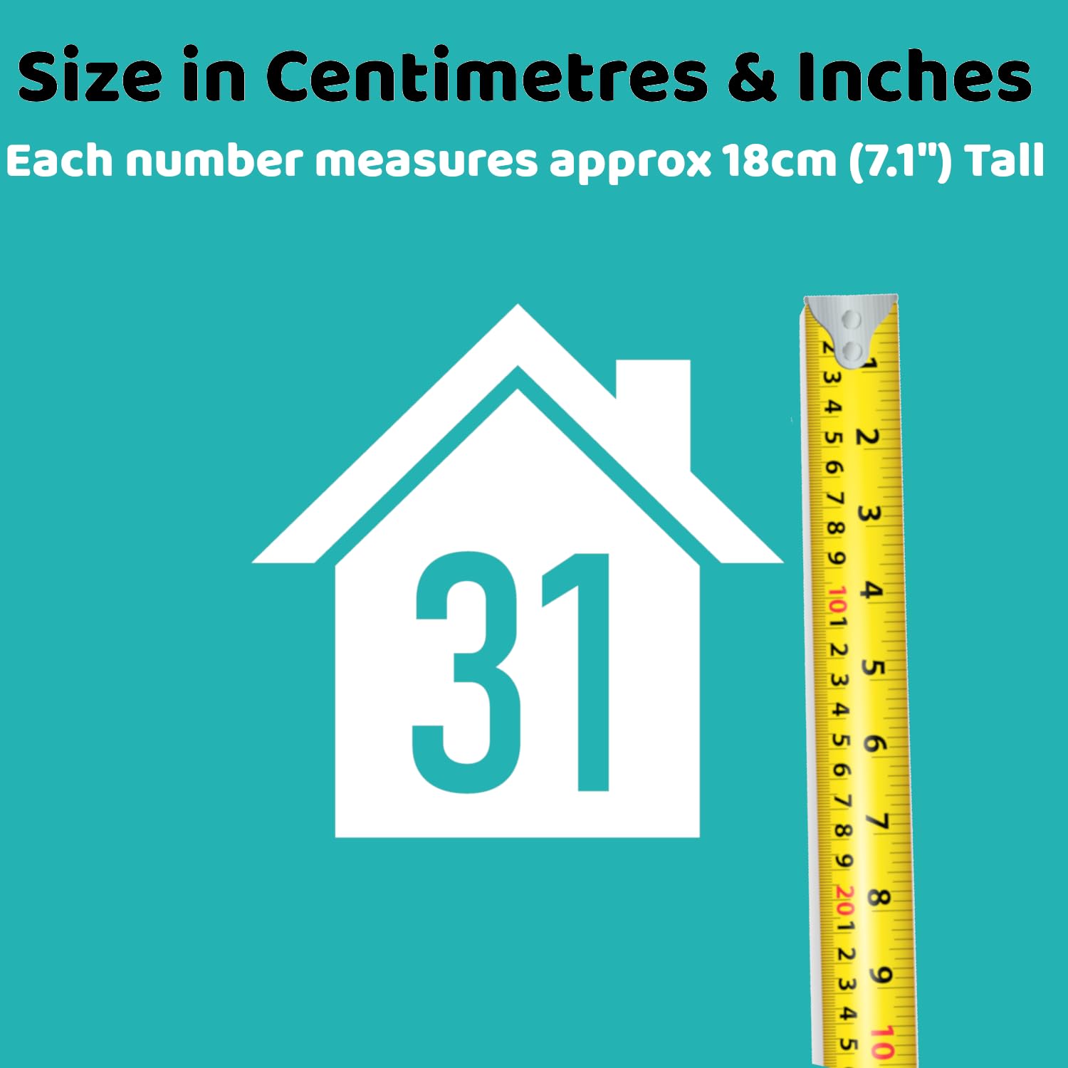 House Silhouette Waterproof Wheelie Bin Stickers