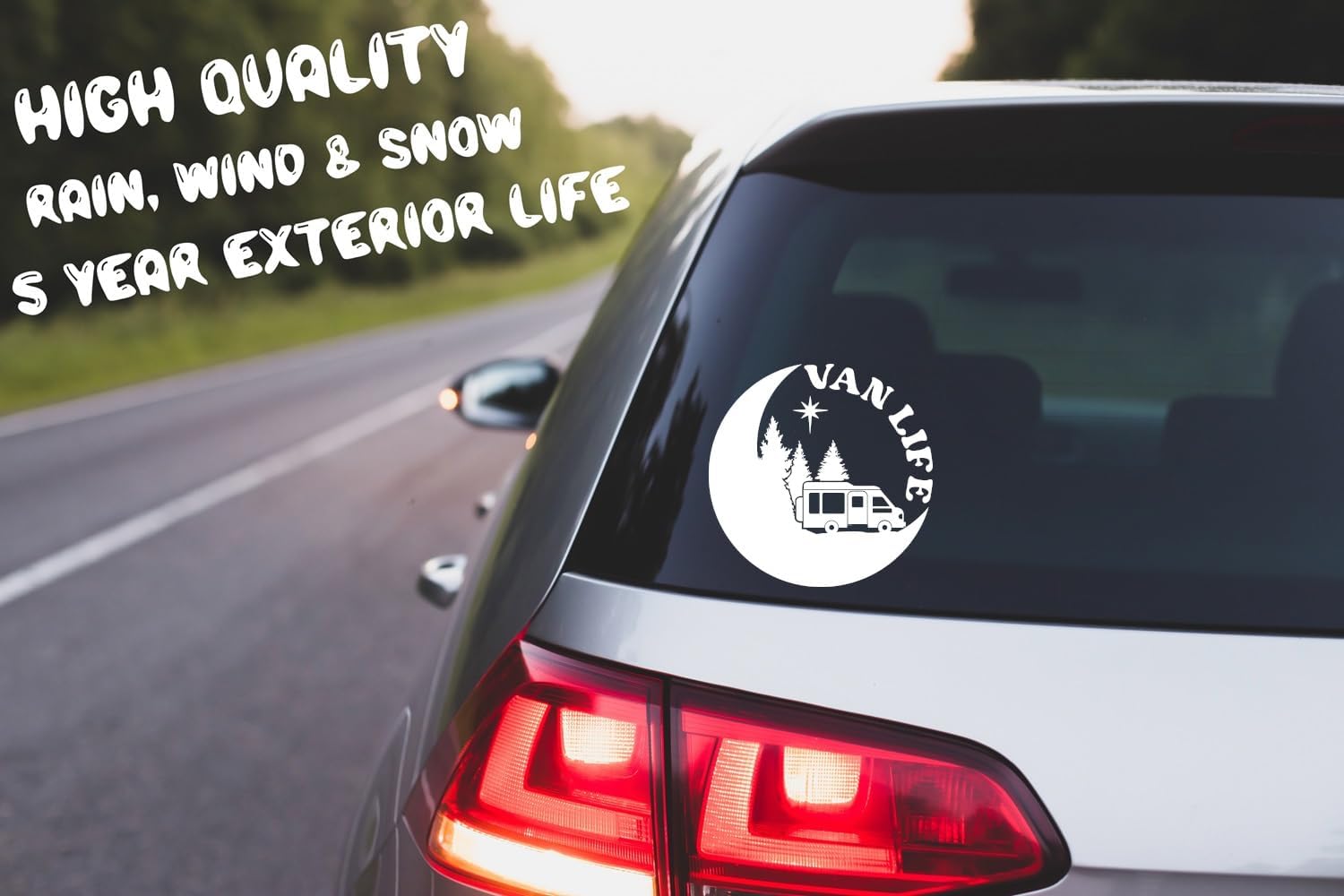 Van Life Camping Sticker