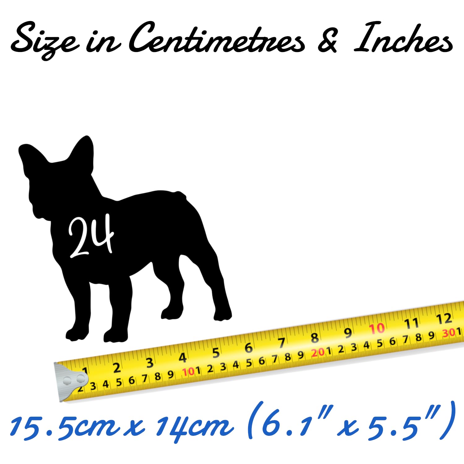 Multi Pack Pet Dog French Bulldog Wheelie Bin Stickers