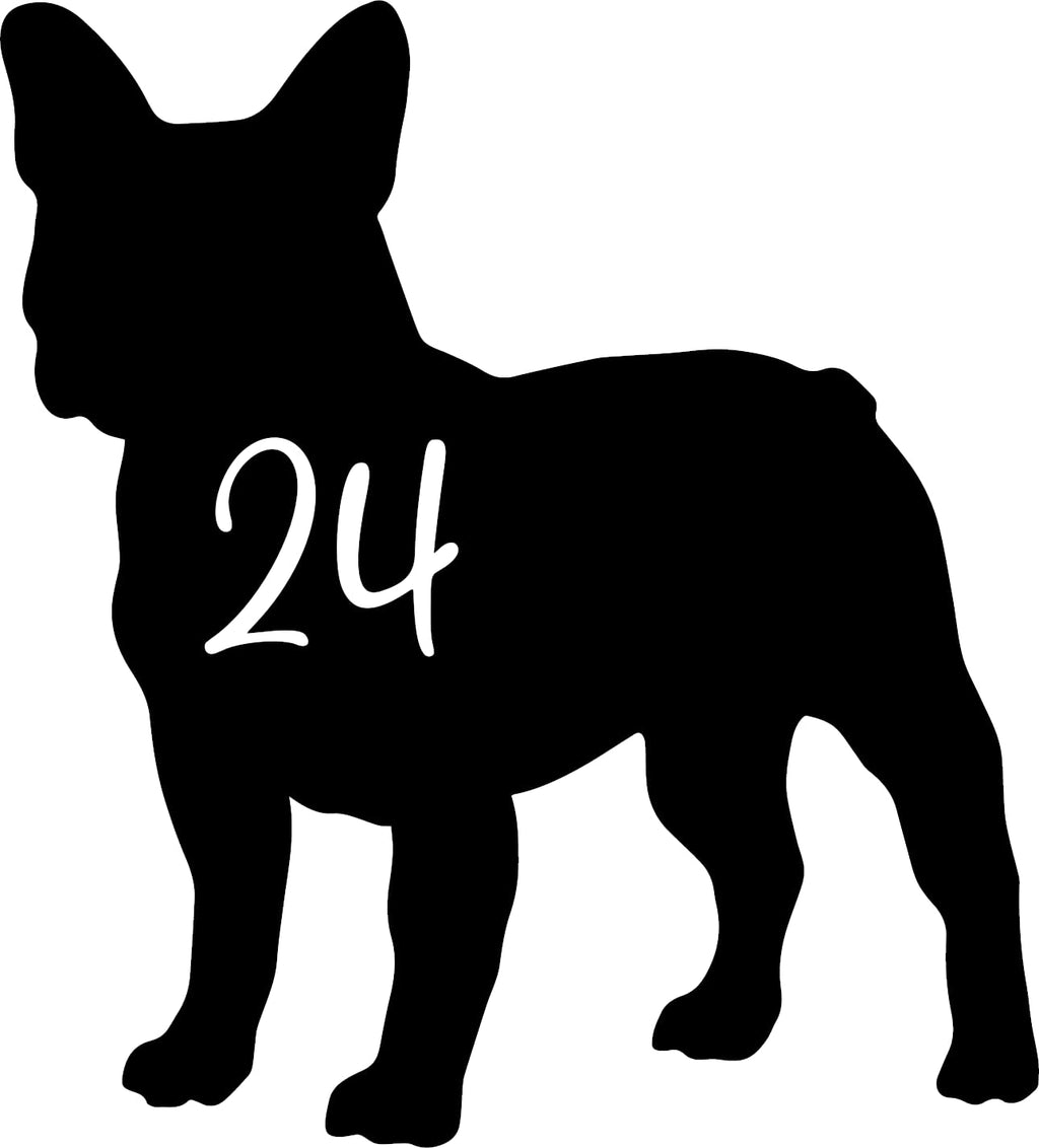 Multi Pack Pet Dog French Bulldog Wheelie Bin Stickers