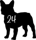 Multi Pack Pet Dog French Bulldog Wheelie Bin Stickers