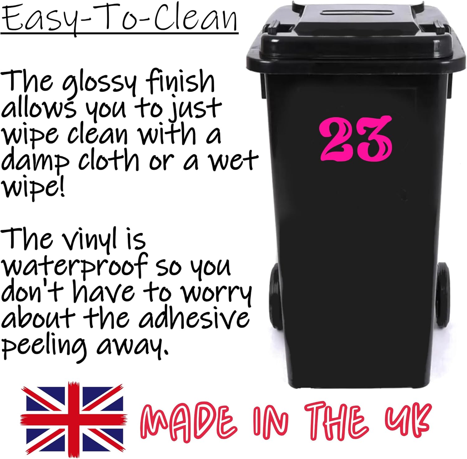 Circus Font Multi-Pack House Number Stickers