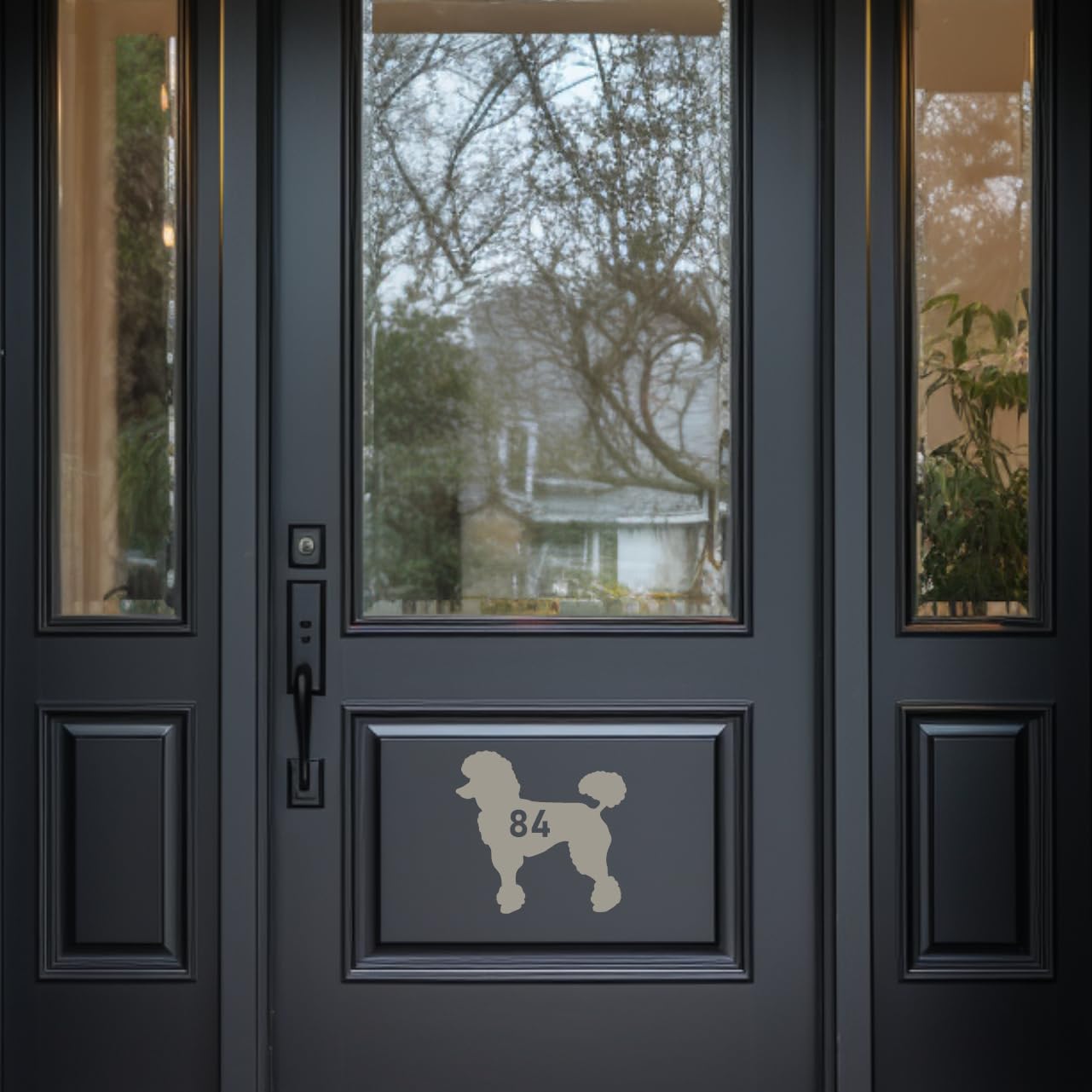 Multi Pack Pet Dog Poodle Wheelie Bin Stickers