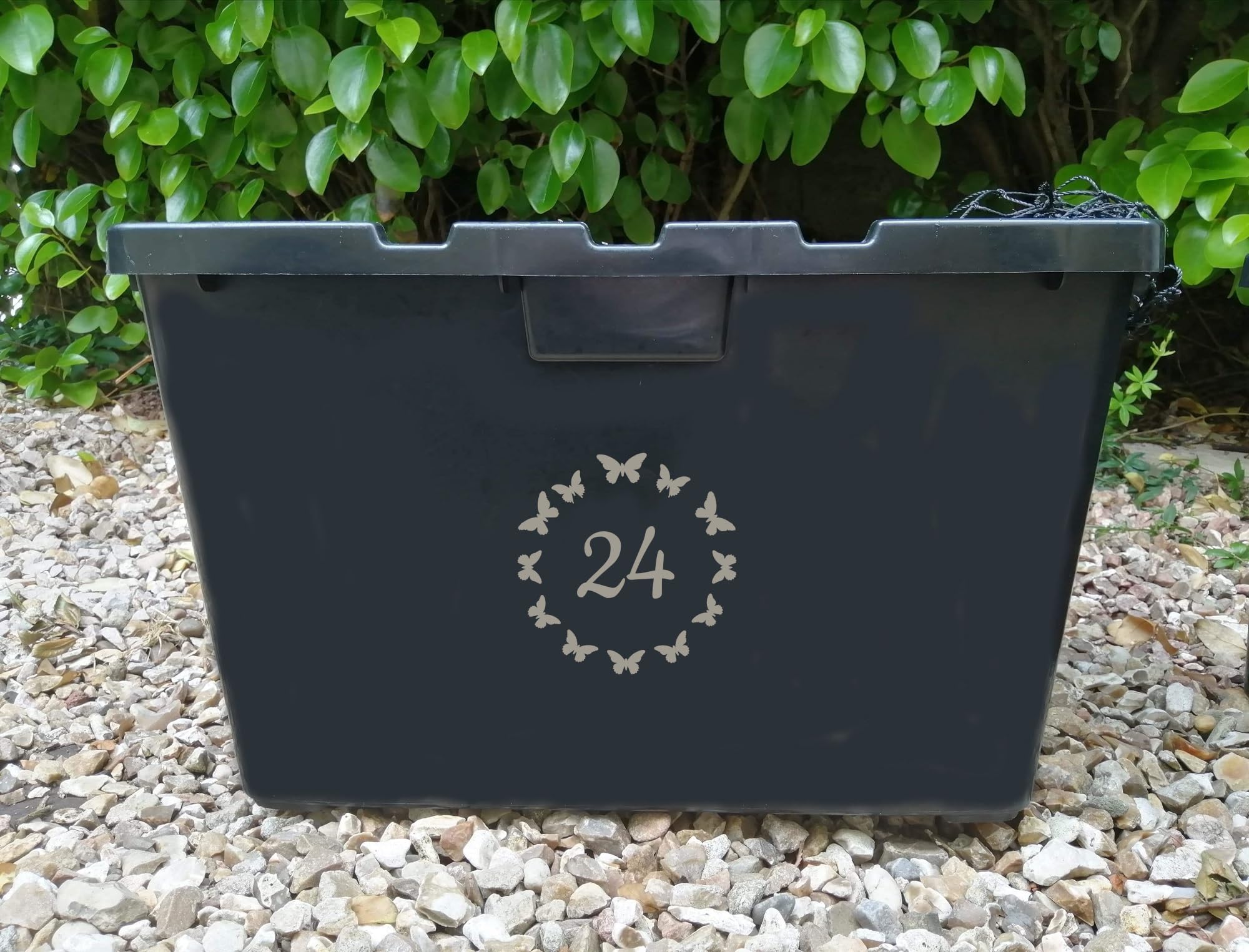 Pack of 4 Cute Butterfly Circle Number Sticker