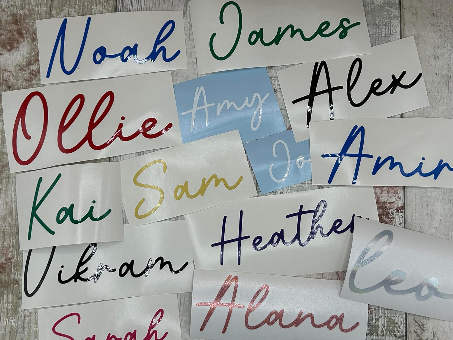 Magical Font Name Label Sticker