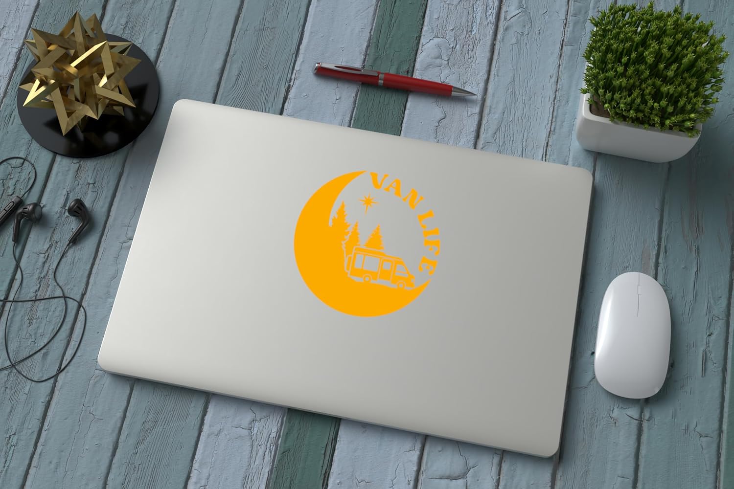 Van Life Camping Sticker