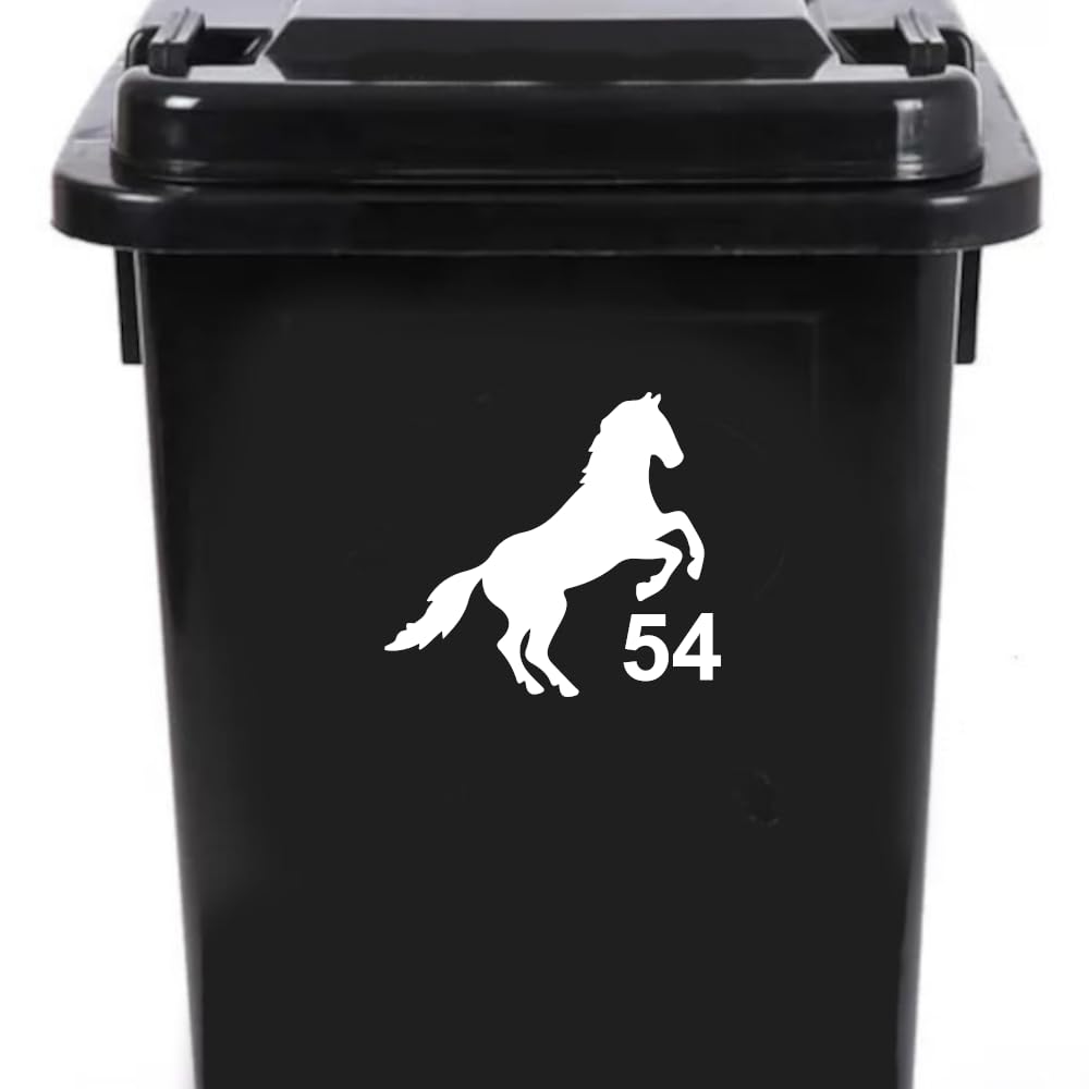 Multi Pack Cute Horse Jumping Number Sticker