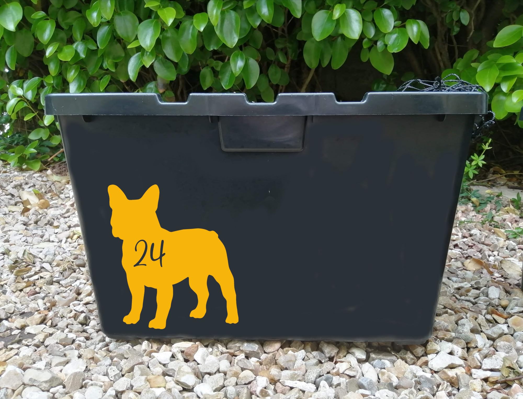 Multi Pack Pet Dog French Bulldog Wheelie Bin Stickers