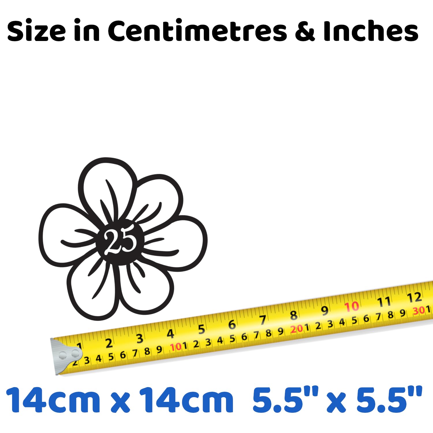 Flower Petal Wheelie Bin Stickers