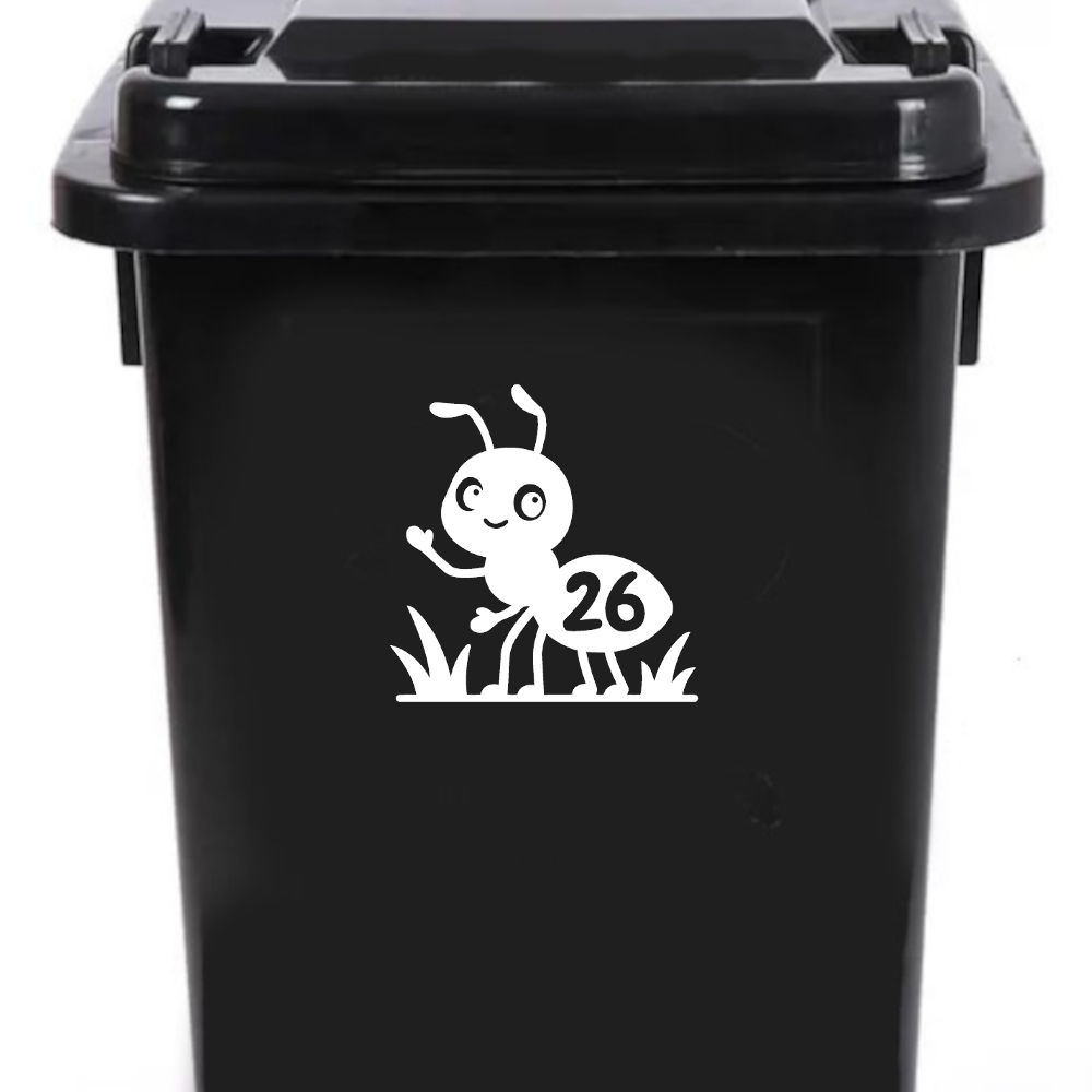 Multi Pack Ant Insect Number Sticker