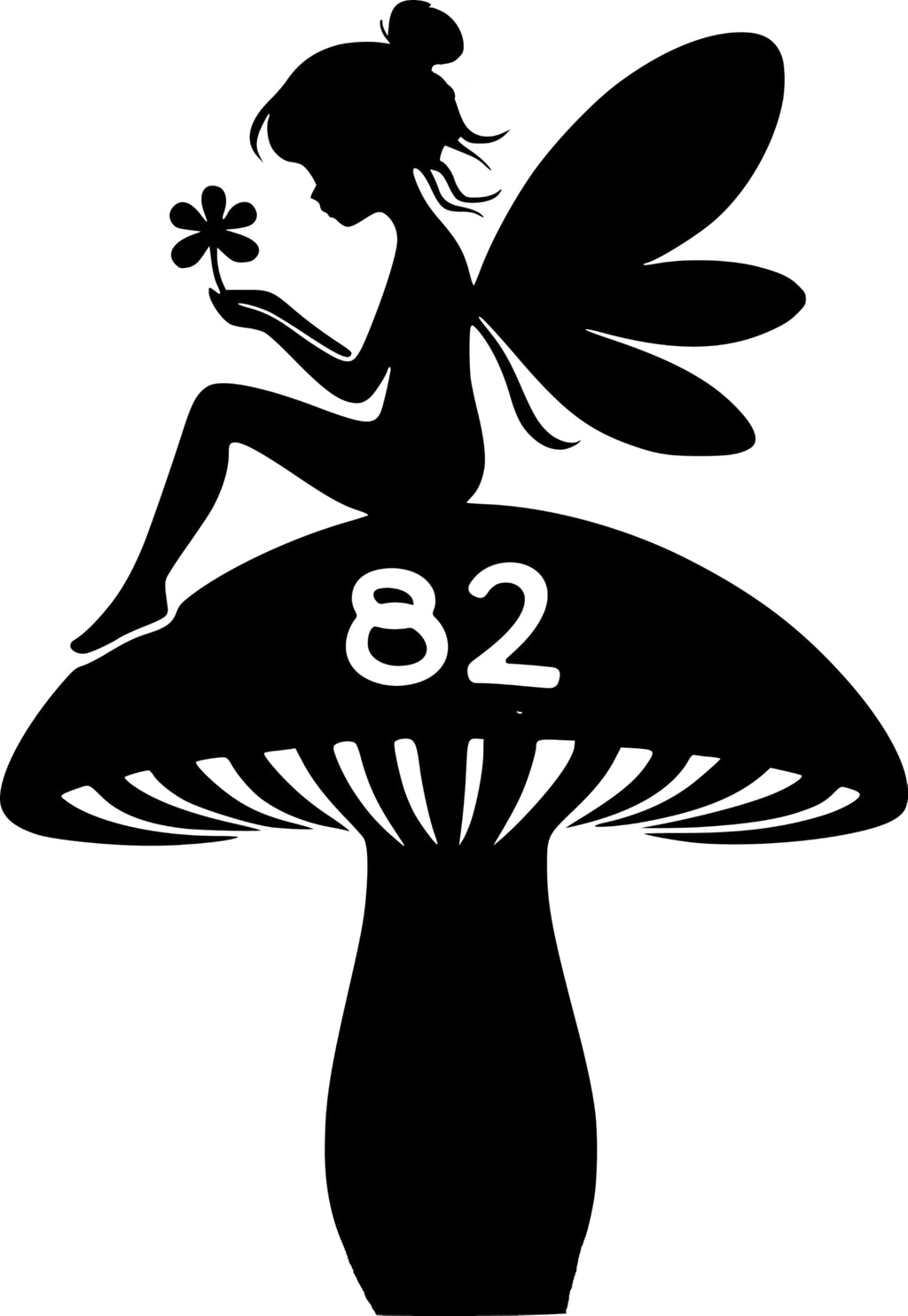 Pack of 3 Fairy & Mushroom Waterproof Wheelie Bin Stickers