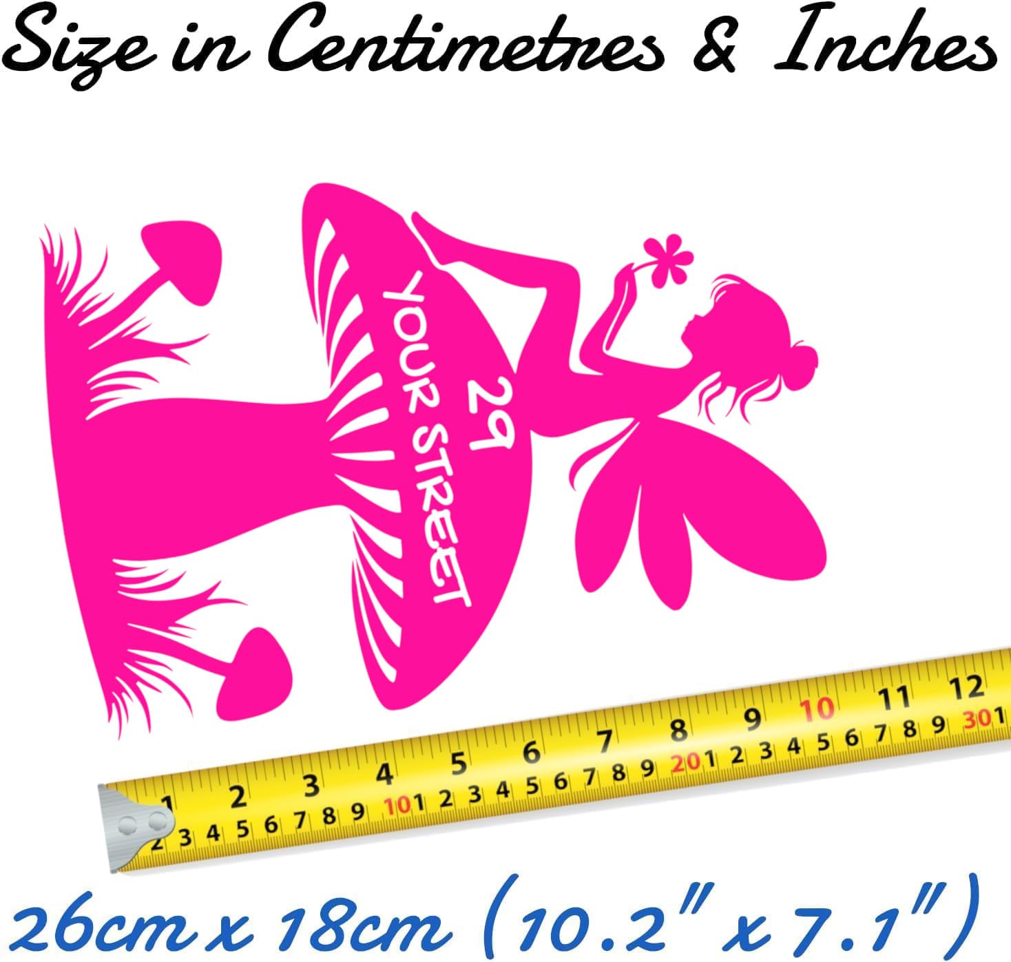 Pack of 3 Fairy & Mushroom Wheelie Bin Stickers