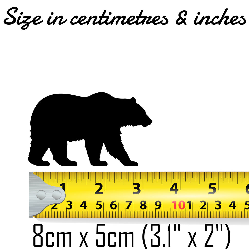 Wild Bear Silhouette Decal