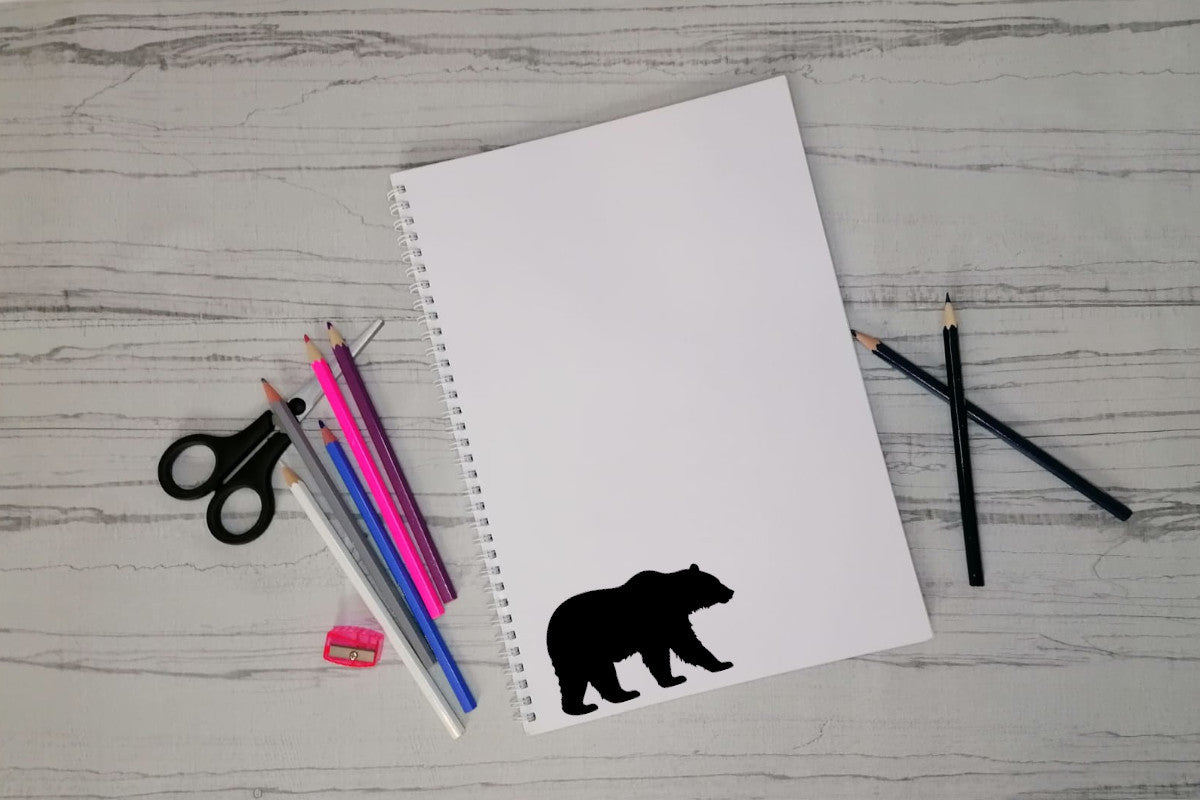 Wild Bear Silhouette Decal