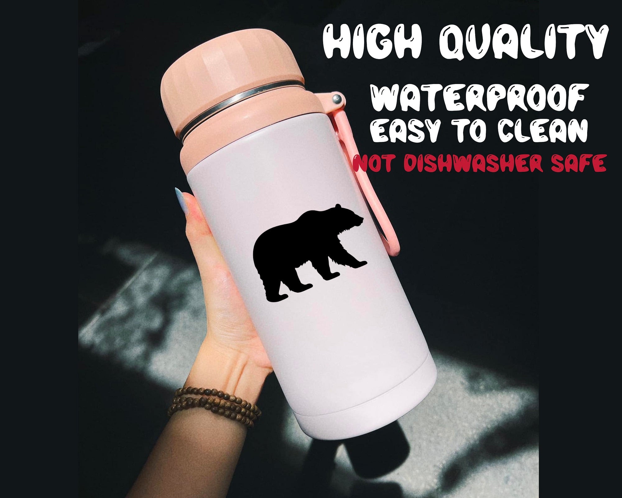Wild Bear Silhouette Decal
