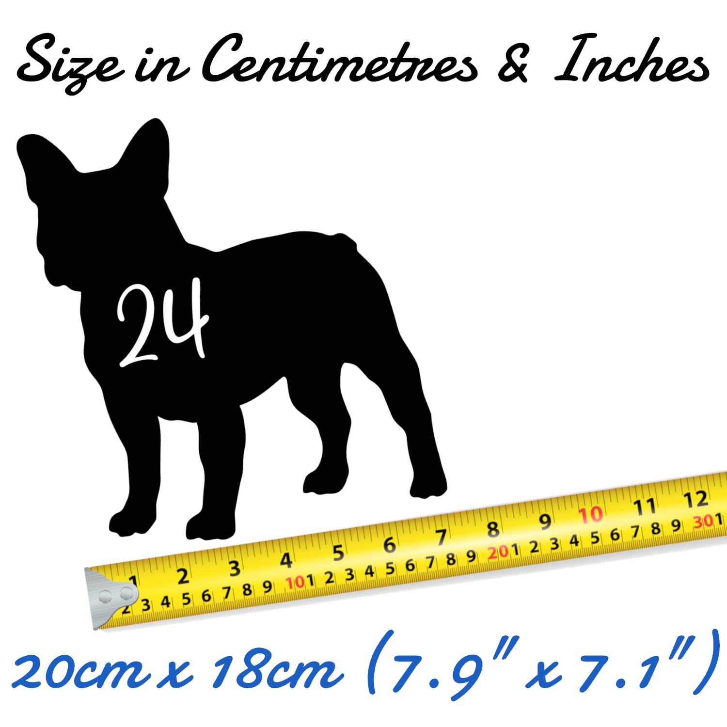 Multi Pack Pet Dog French Bulldog Wheelie Bin Stickers