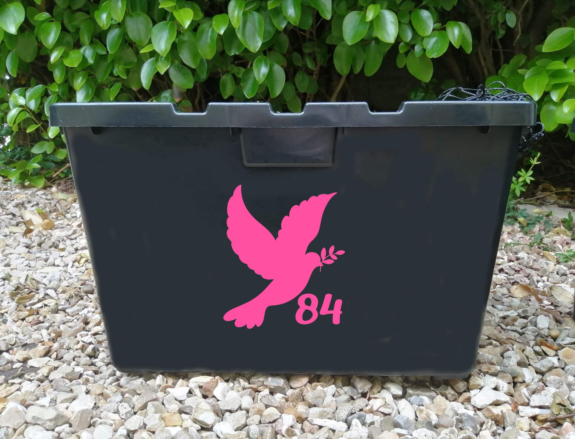 Pack of 3 Cute Dove Bird Number Sticker