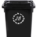 Multi Pack Cat Circle Number Sticker