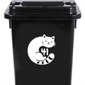 Multi Pack Cat Sleeping Number Sticker
