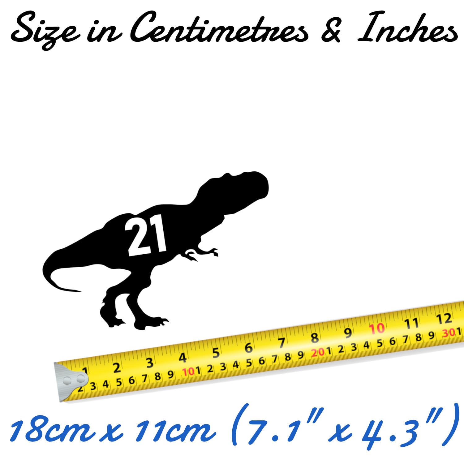 Multi Pack T-Rex Dinosaur Wheelie Bin Stickers