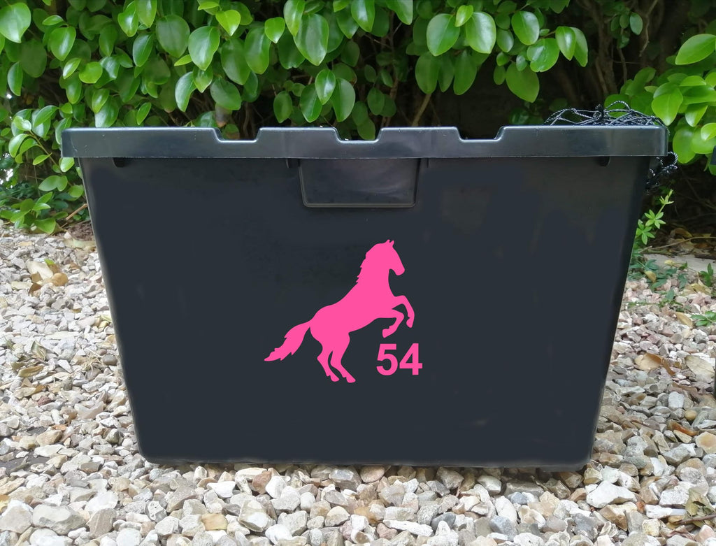 Multi Pack Cute Horse Jumping Number Sticker