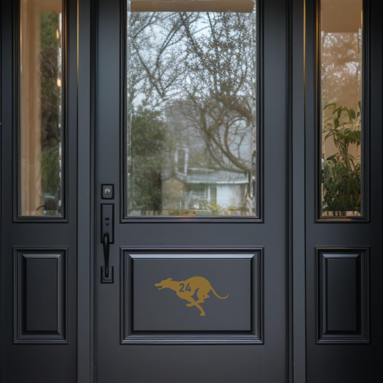 3 Pack Greyhound Waterproof Wheelie Bin Number Stickers