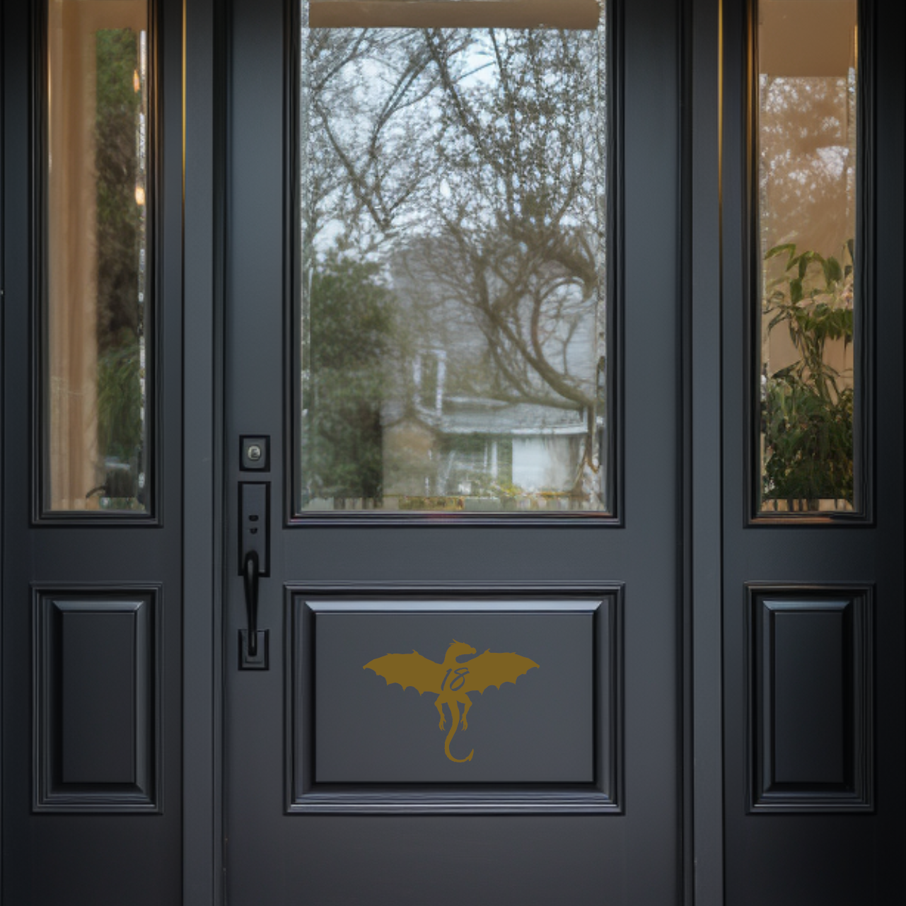 3 Pack Dragon Wings Number Sticker