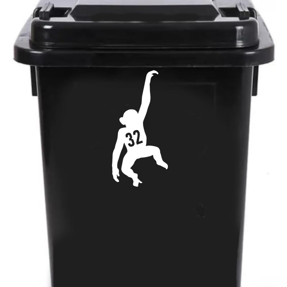 3 Pack Monkey Hanging House Number Wheelie Bin Sticker