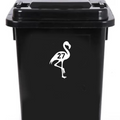 3 Pack Cute Flamingo Standing Number Waterproof Sticker