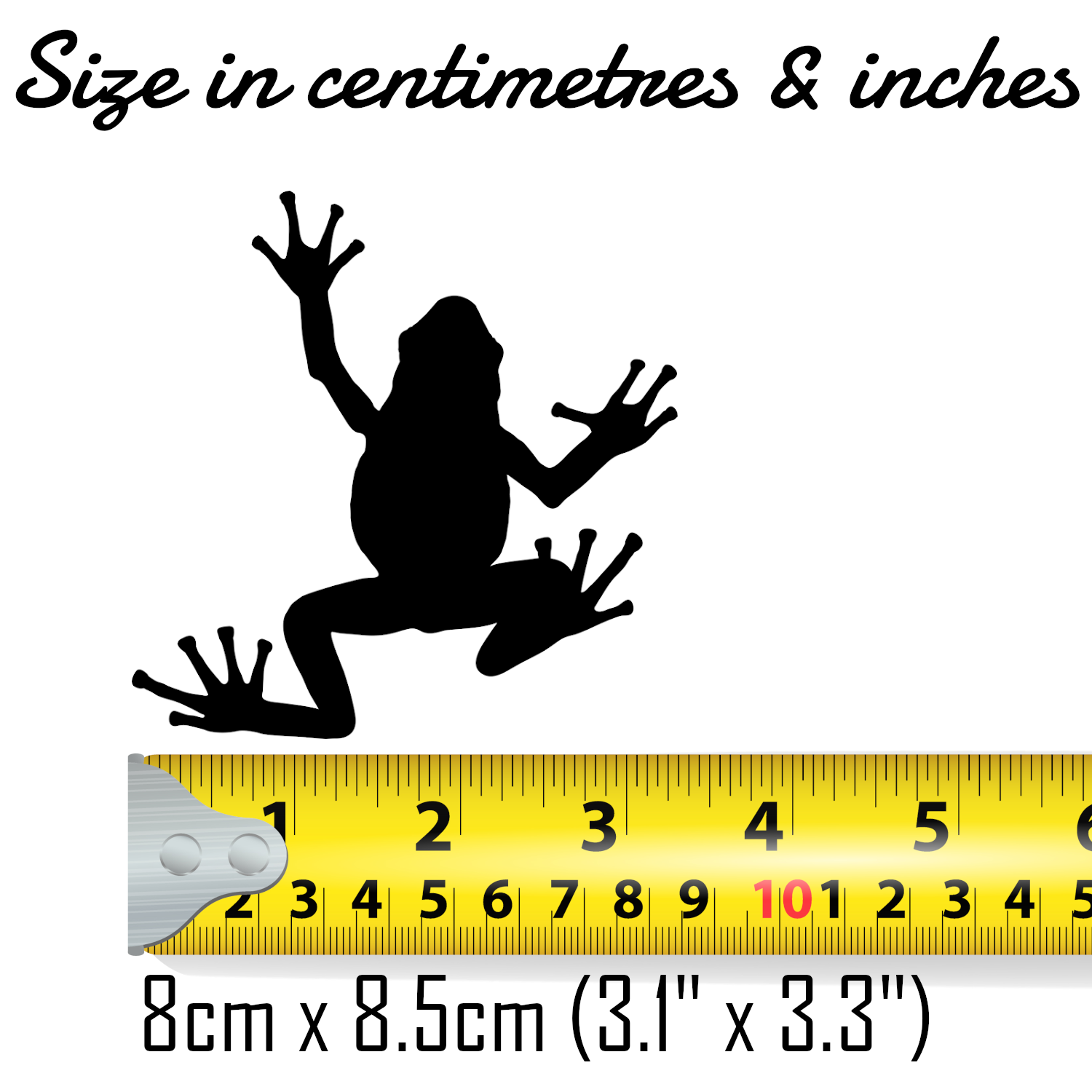 Frog Silhouette Decal