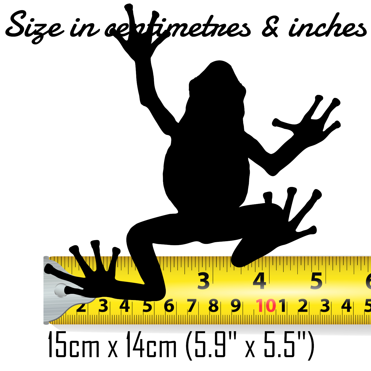 Frog Silhouette Decal