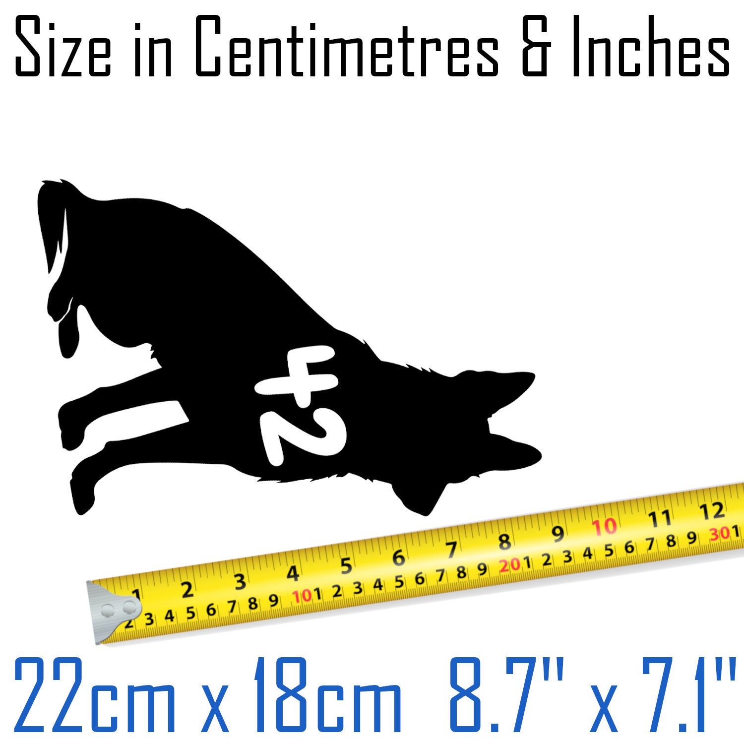 Multi Pack German Shepherd Number Sticker