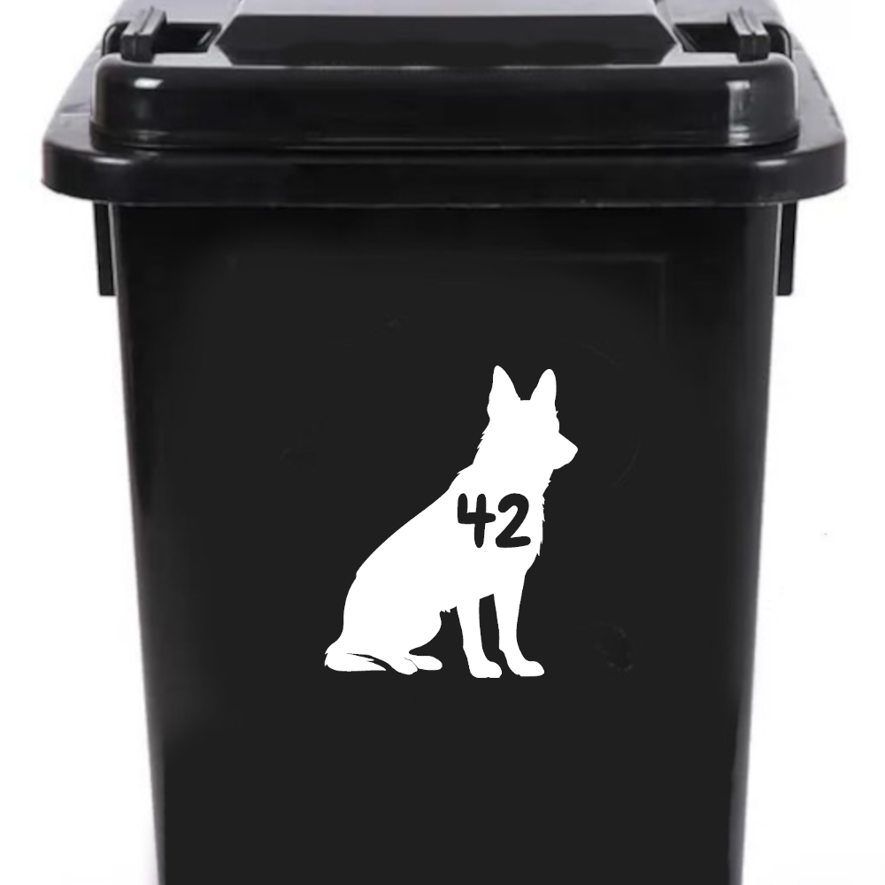 Multi Pack German Shepherd Number Sticker