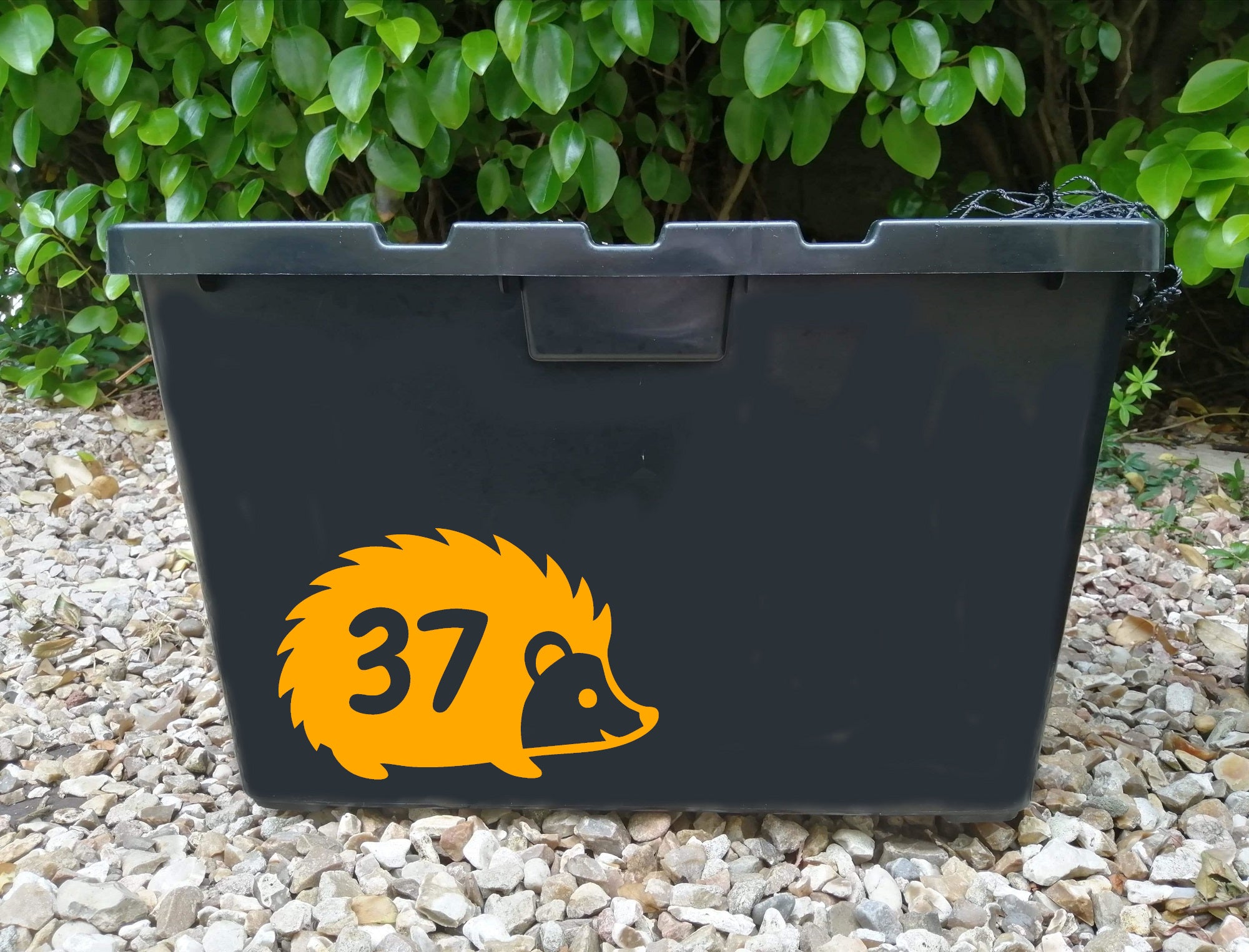 3 Pack Hedgehog Number Sticker