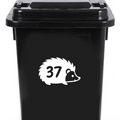 3 Pack Hedgehog Number Sticker