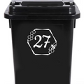 Honey Bee Hexagon Number Sticker
