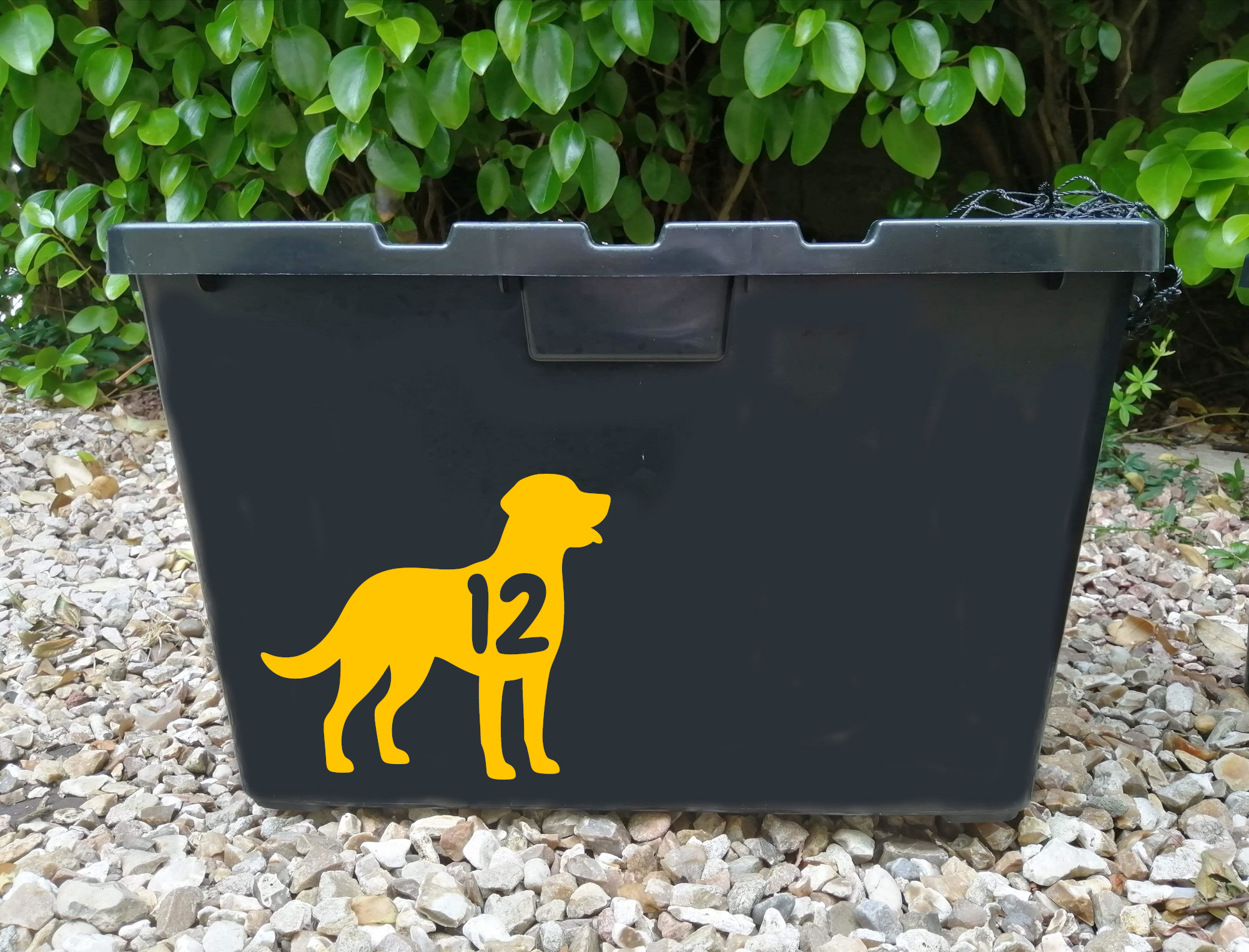 Multi Pack Pet Dog Labrador Wheelie Bin Stickers