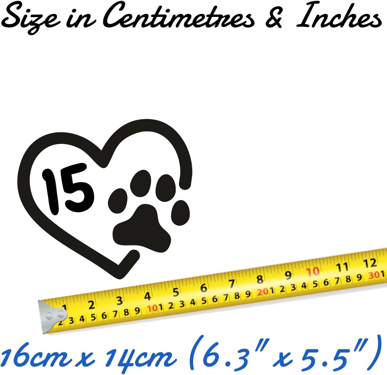 Dog/Cat Paw Print Wheelie Bin Stickers