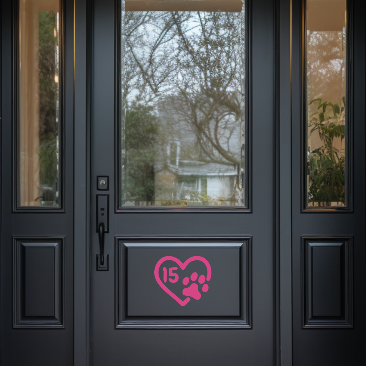 Dog/Cat Paw Print Wheelie Bin Stickers