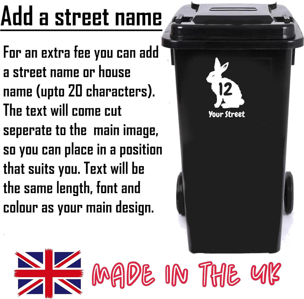 3 Pack Bunny Rabbit Number Sticker