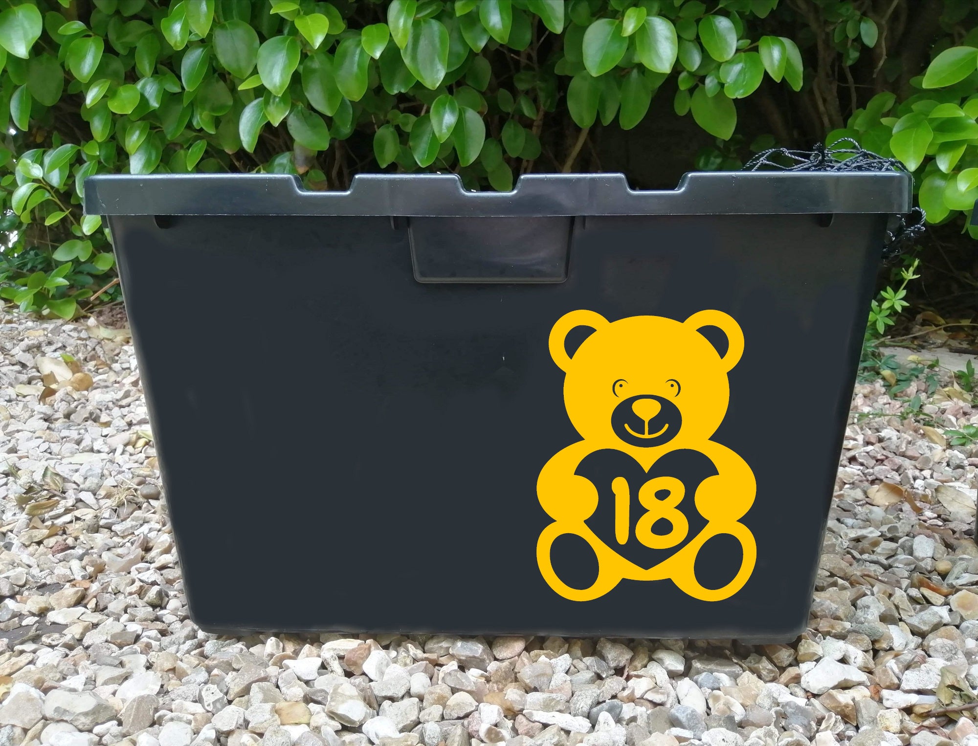 3 Pack Teddy Bear Number Sticker